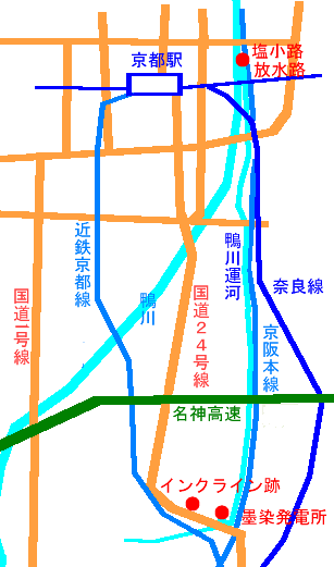 琵琶湖疏水の地図